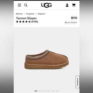 Tasman Ugg slipper